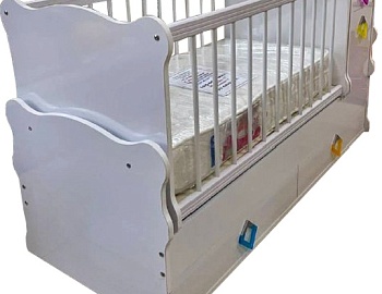 Кровать Селена транформер с пеленальным комодом 